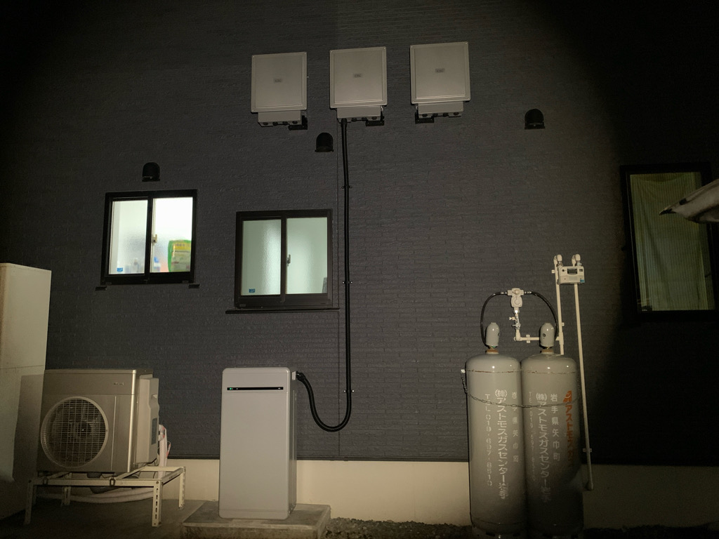 長州マルチ16.4kw蓄電池